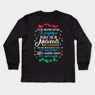 Musicals Lover Kids Long Sleeve T-Shirt